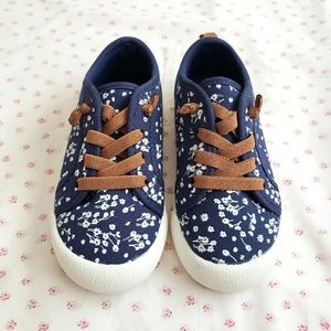 NWT Oshkosh B'gosh Slip-on Toddler/Little Girls 10 Blue Salt Floral